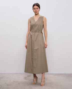 Peserico Khaki dress A0272401979