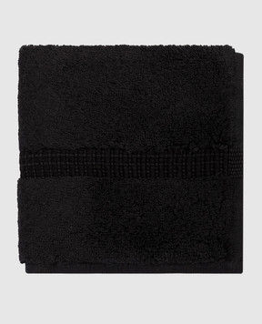 Hamam Black terry face towel PERA PERAWASHCLOTH