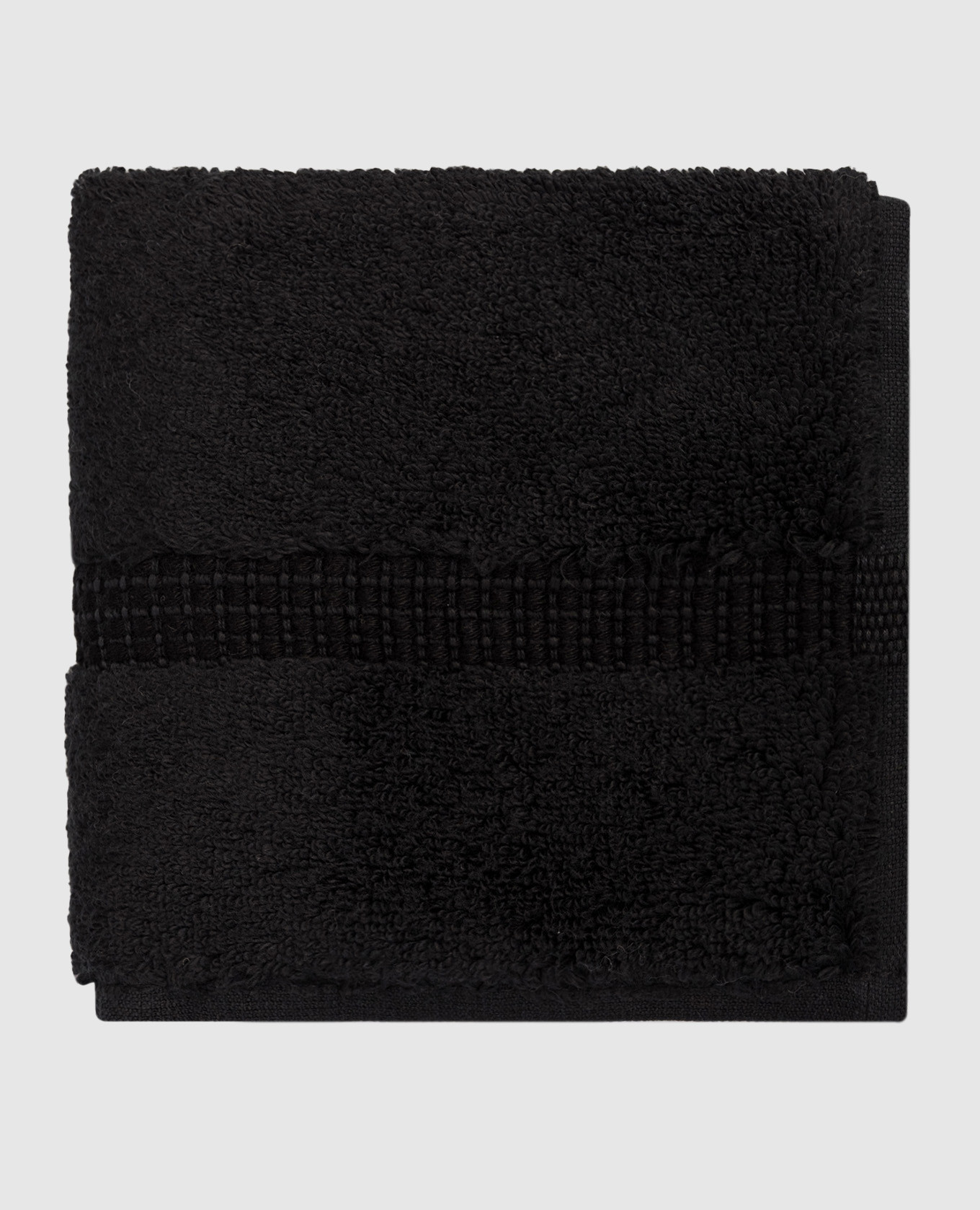 

Black terry face towel PERA Hamam