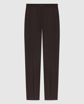 Stefano Ricci Brown wool pants M1T6300340W610