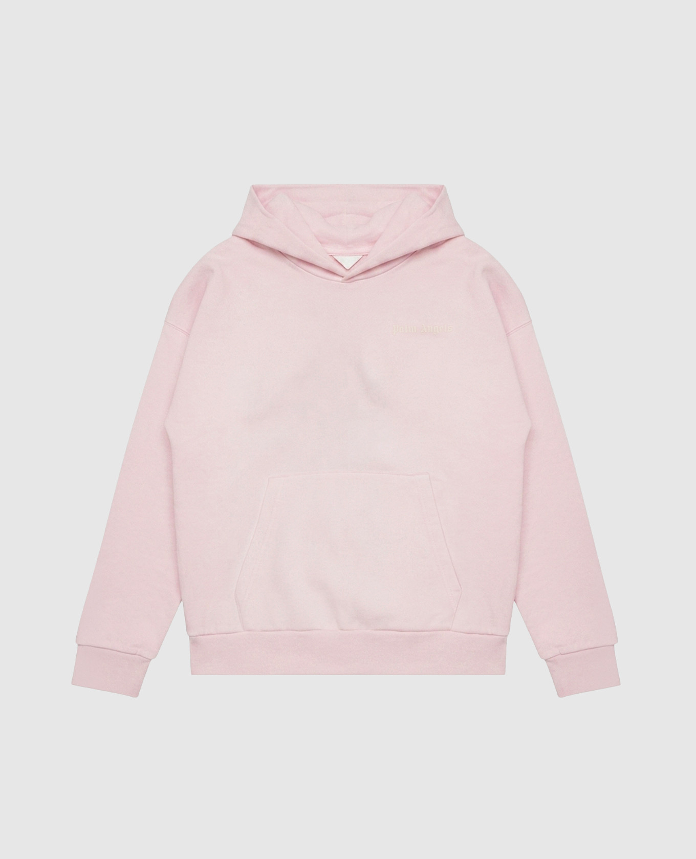 Children's insulated pink hoodie with logo print