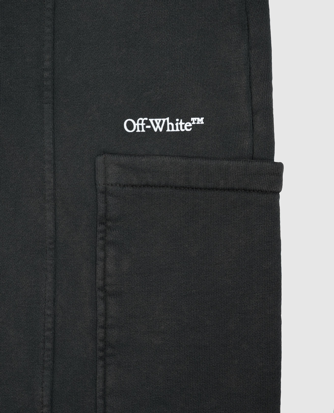 Children's gray sweatpants with contrasting print Off-White 3