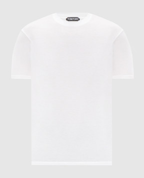 Tom Ford White T-shirt with monogram JCS004JMT012
