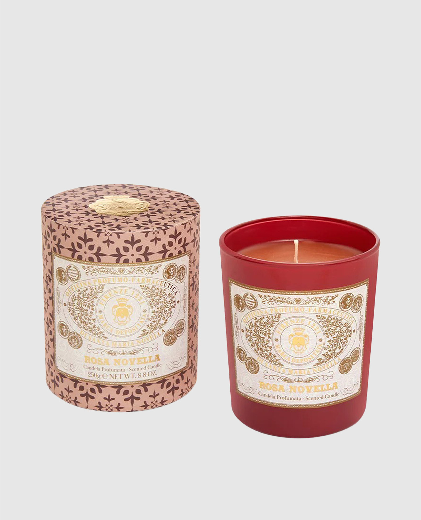 

Rosa Novella scented candle Santa Maria Novella, Red
