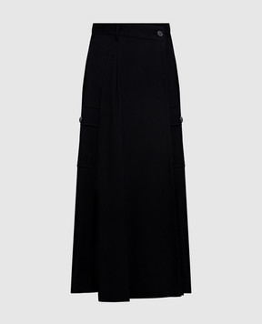 Twinset Black pleated skirt 262LI2WDD