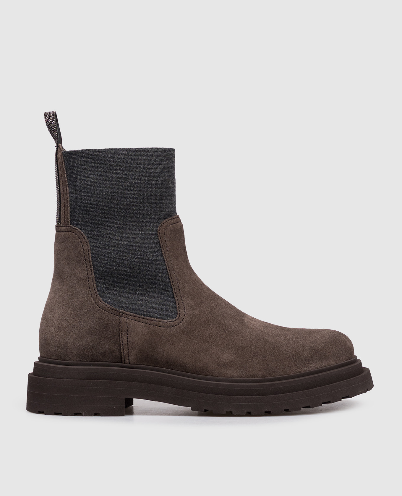 

Brown suede chelsea boots Brunello Cucinelli