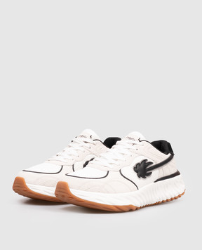 Palm Angels Minster white combination sneakers PMIA10OS26LEA001