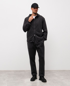 Sease Grey reversible sports jacket with wool KH043XG065