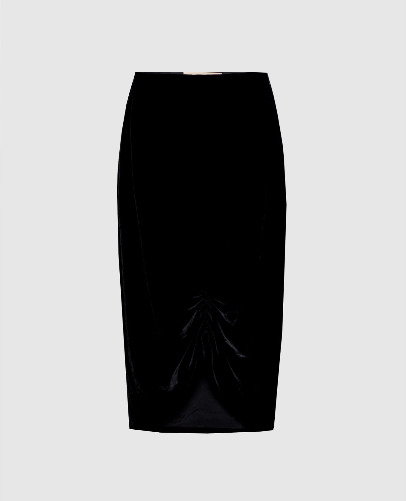 

Black velvet skirt with silk Valentino