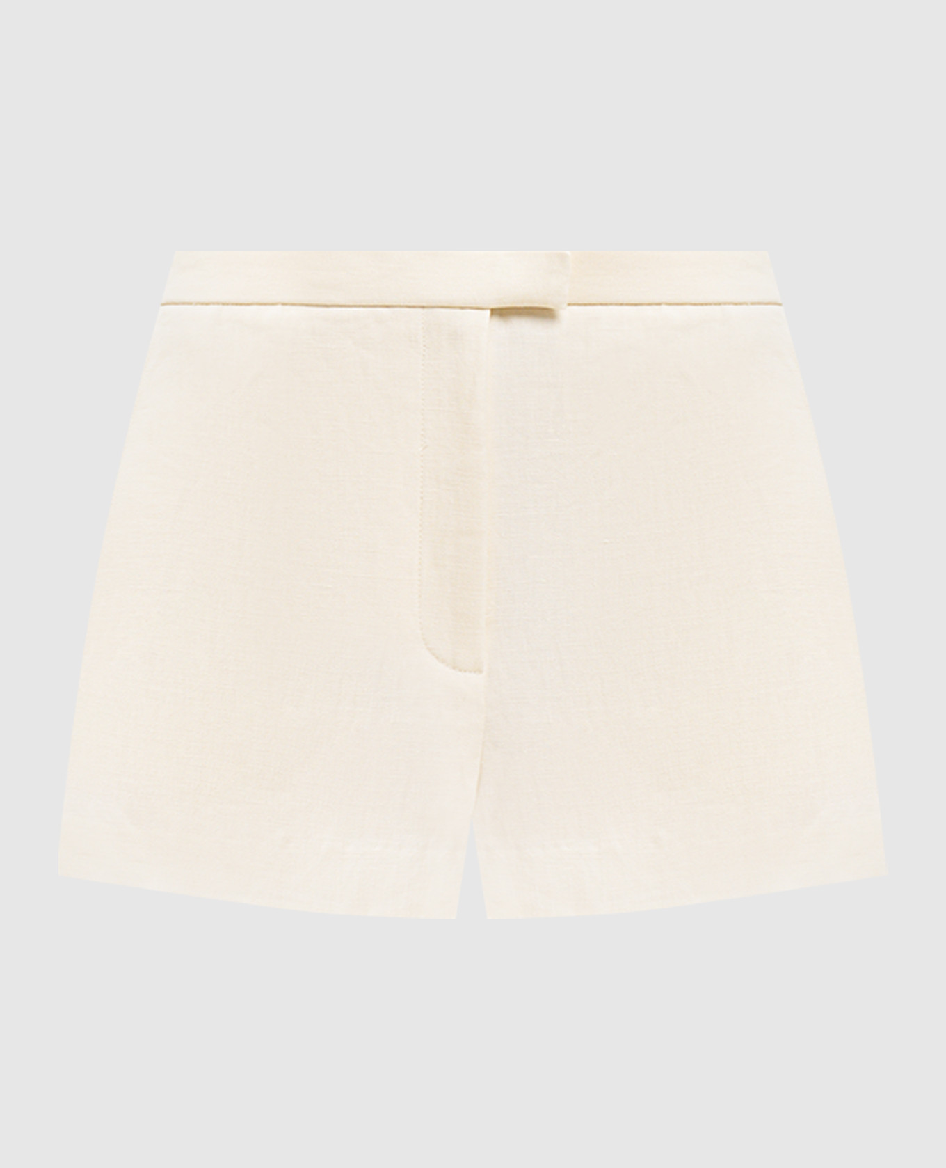 Yellow linen shorts Blane