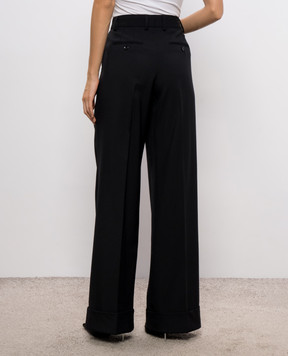 Dolce&Gabbana Black wool pants FTC02TFUBG6