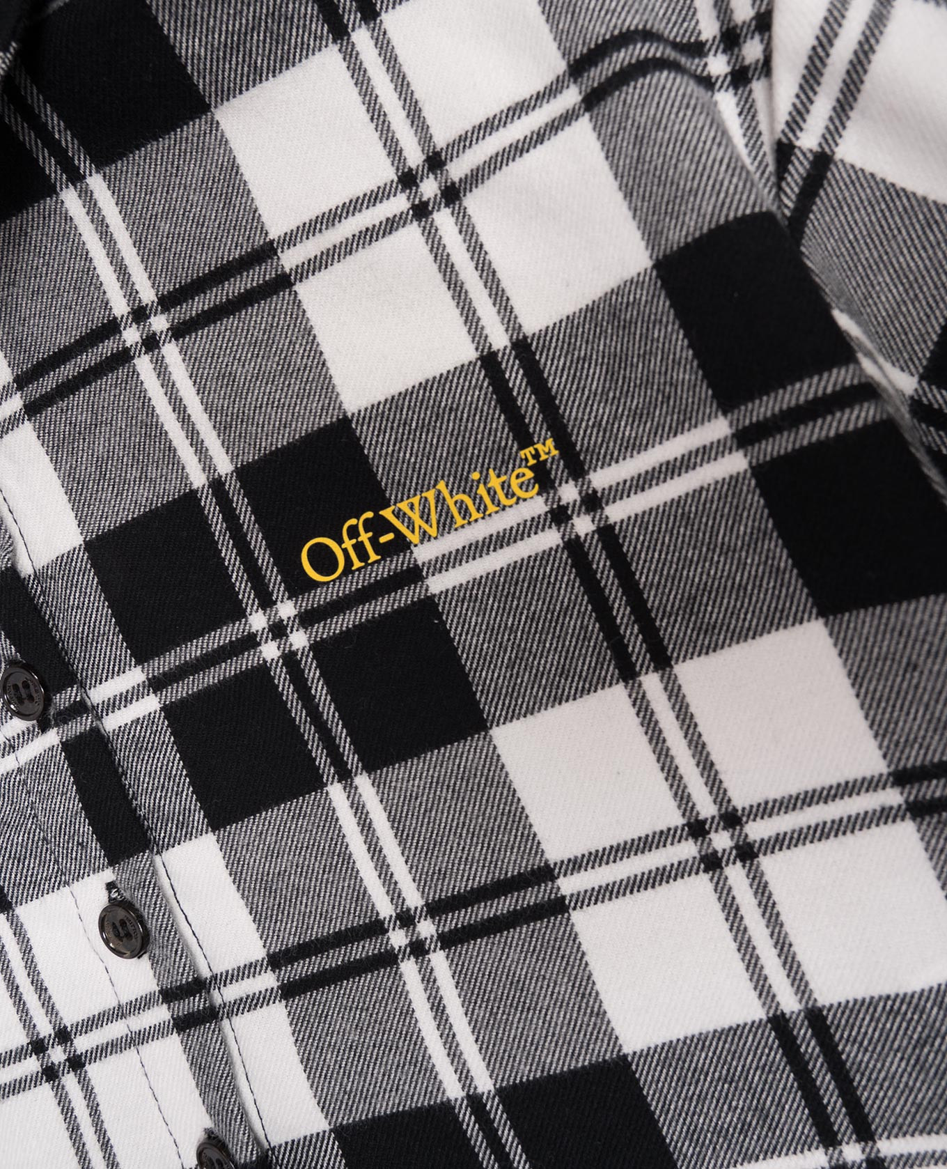 Children's gray cropped checked shirt Off-White 3