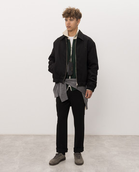 Ami Paris Black wool jacket HJK830WV0216