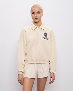AMIRI Beige polo sweatshirt MA CHATEAU AWTOJR1064
