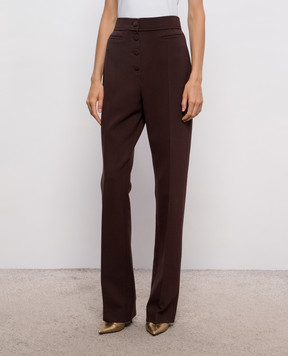 Valentino Brown wool pants 9B3RB7C2A9K