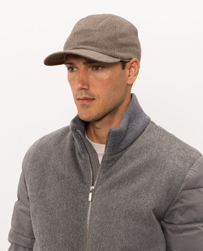 Doriani Cashmere Brown wool cap 191T125T125