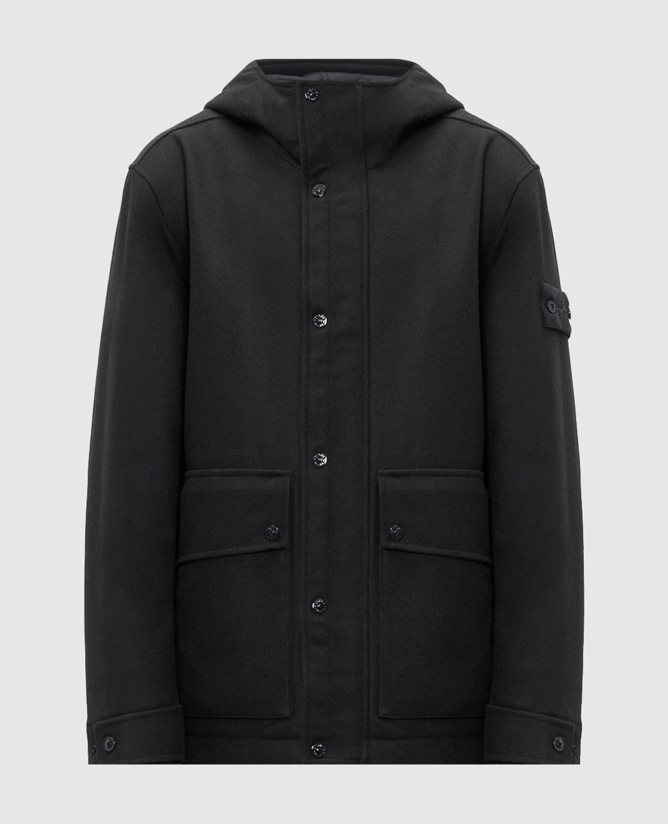 Blue jacket with wool Stone Island