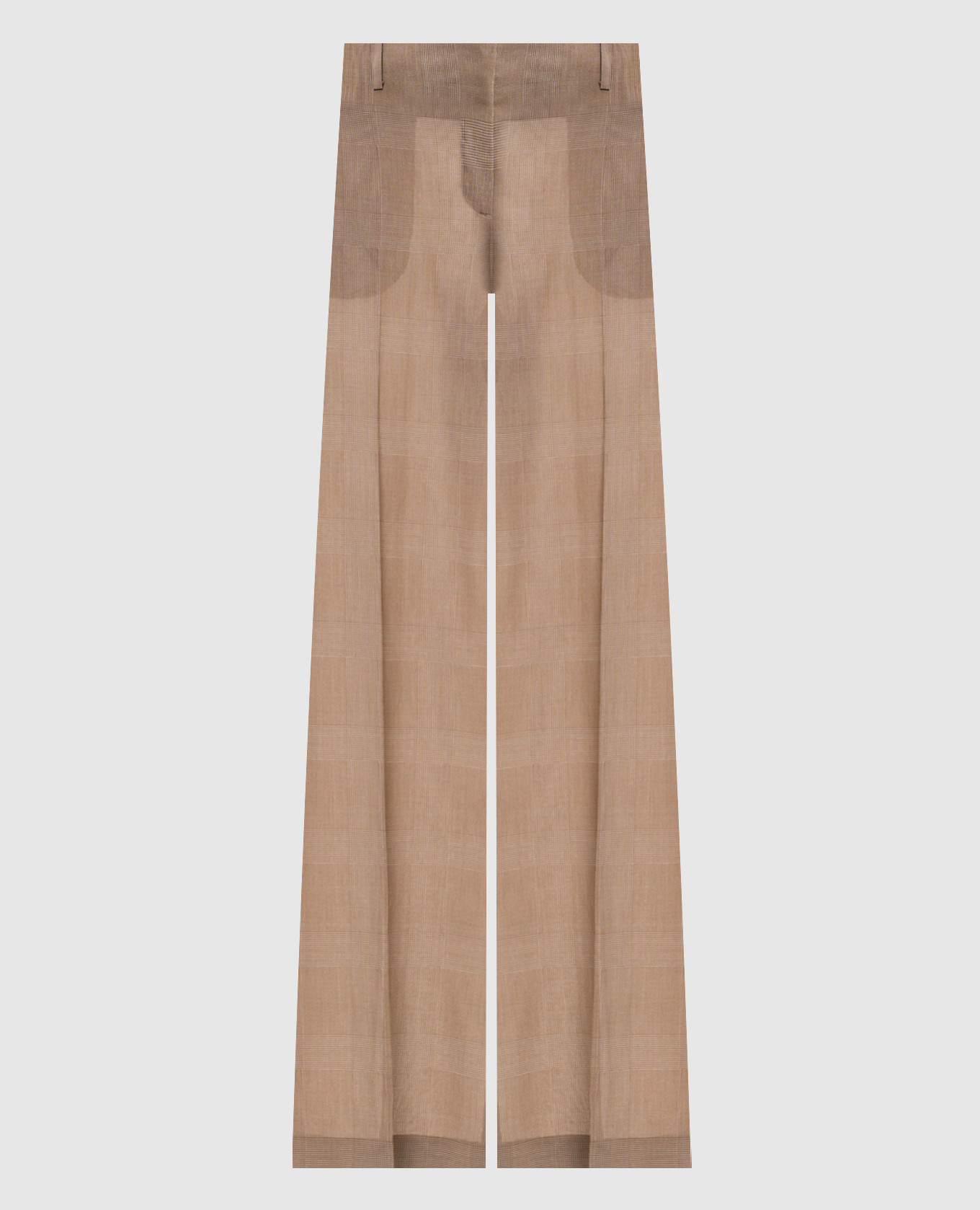 Braune karierte Hose