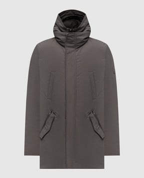 Mackage Edward grey down jacket with emblem EDWARDNFR