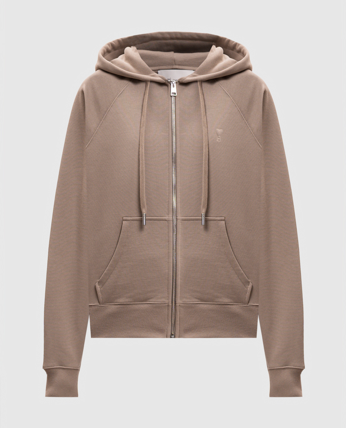 Beige sports jacket with emblem