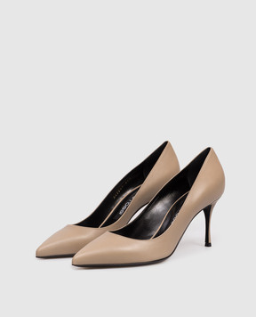 Sergio Rossi Godiva brown leather shoes A43841MCPT04