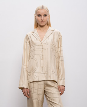 Toteme Beige silk blouse 213755707