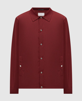 Brunello Cucinelli Burgundy windbreaker MV4086541