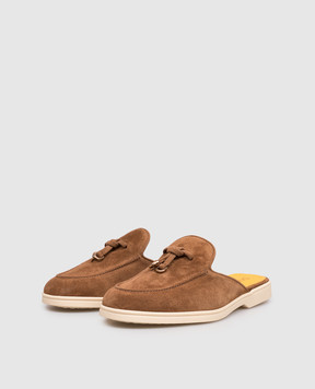 Doucal's Brown suede mules DD8894JOANUF229