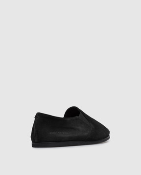 Common Project Black suede slip-ons 2535