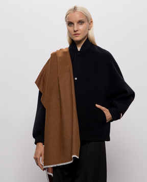 Max & Co Brown reversible scarf AINDOLE MCAINDOLE
