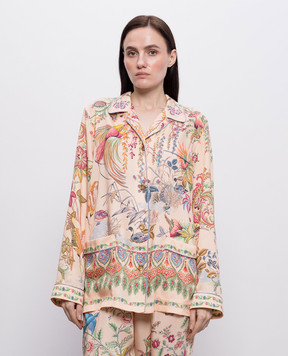 Etro Pink pajama-style blouse WRIA010099SPSI4
