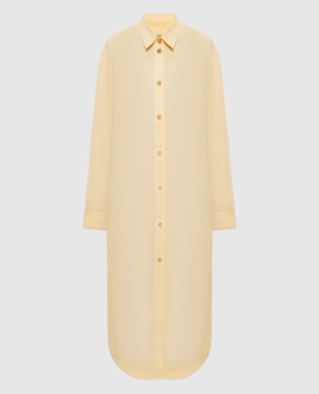 Khaite Gloria yellow shirt dress 5580195