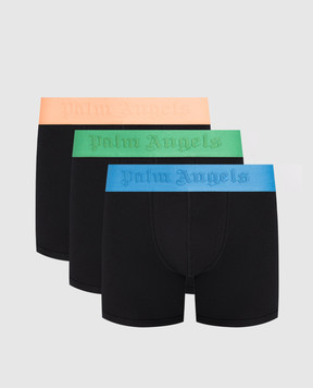 Palm Angels Set of black trunks PLA1UMWTR05TR