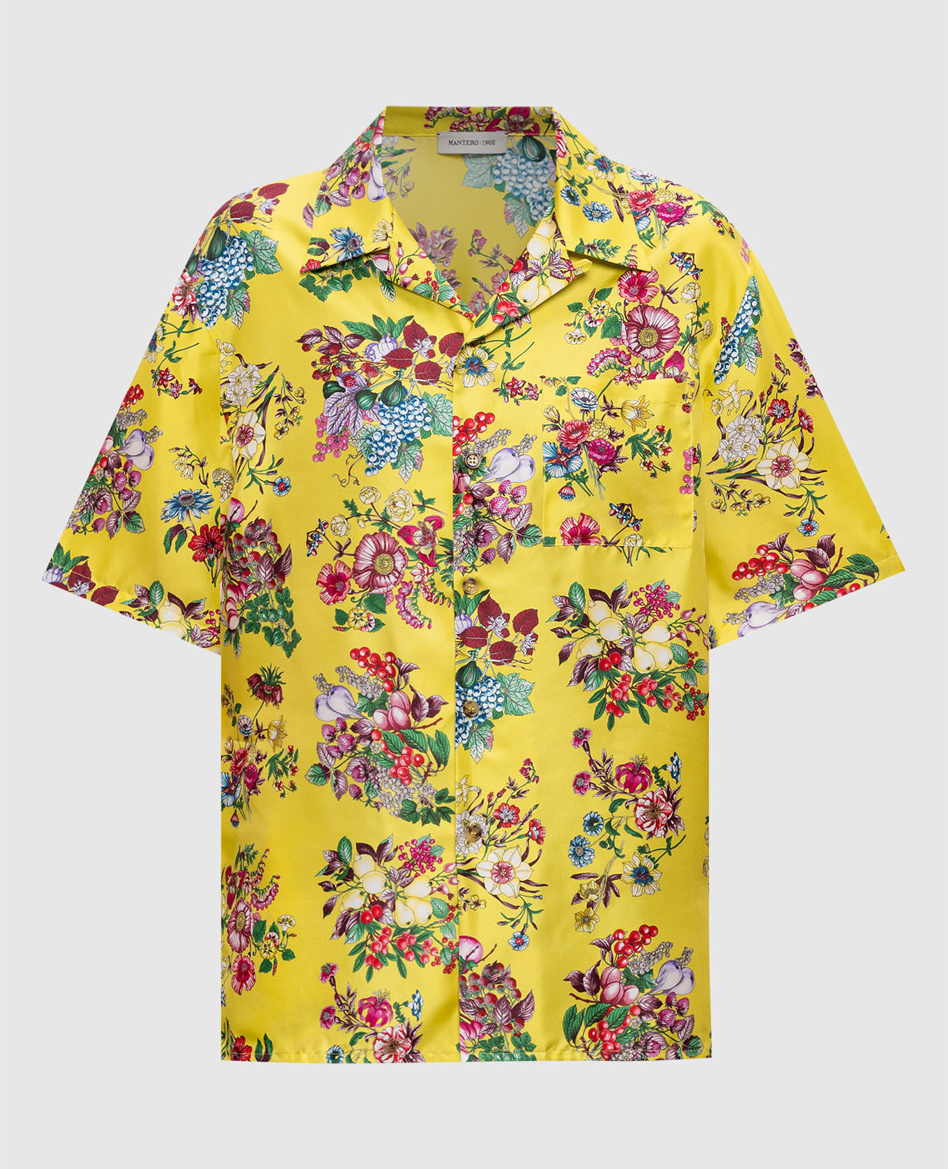 

Yellow Leon silk blouse MANTERO 1902