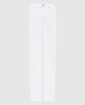 Tom Ford White flared jeans with logo patch PAD115DEX242