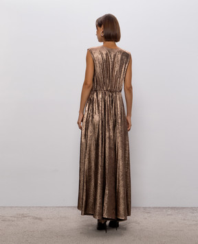 Momoni Brown Ysla dress MODR06317MO