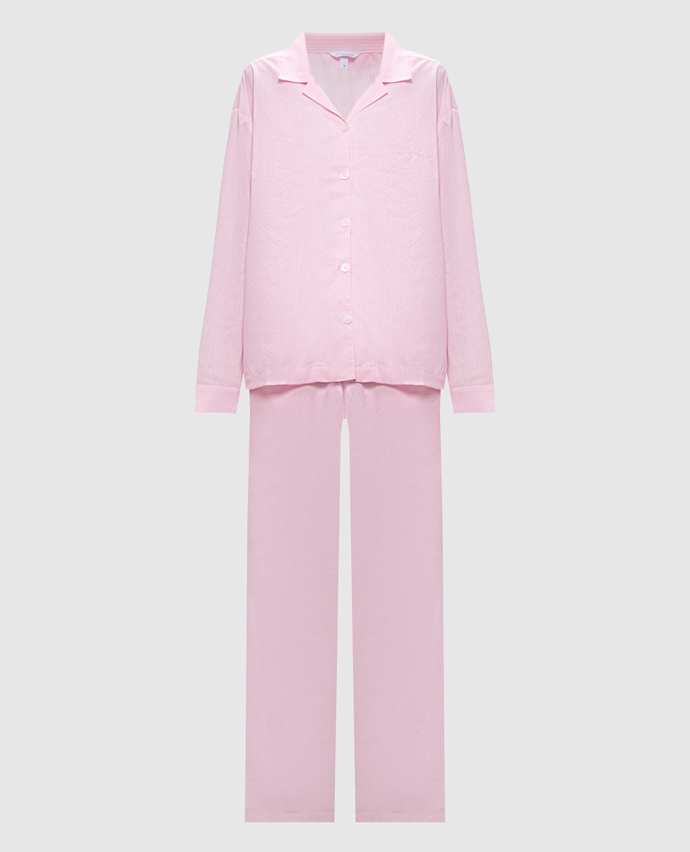 Pink striped pajamas