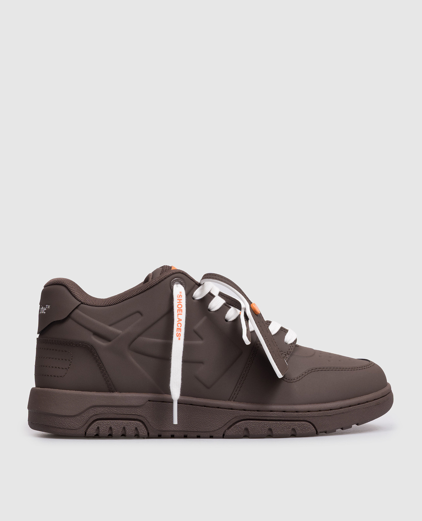 

Out Of Office Lifted Brown Sneakers Off-White