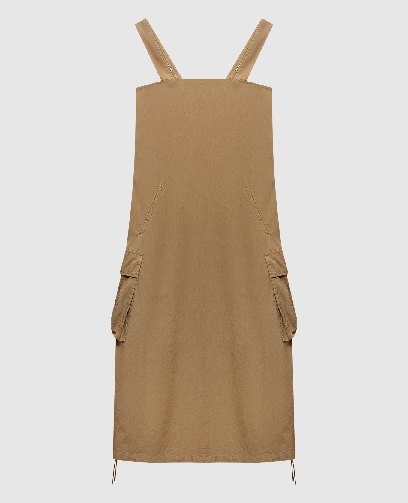 

Brown cargo dress Y` Yamamoto