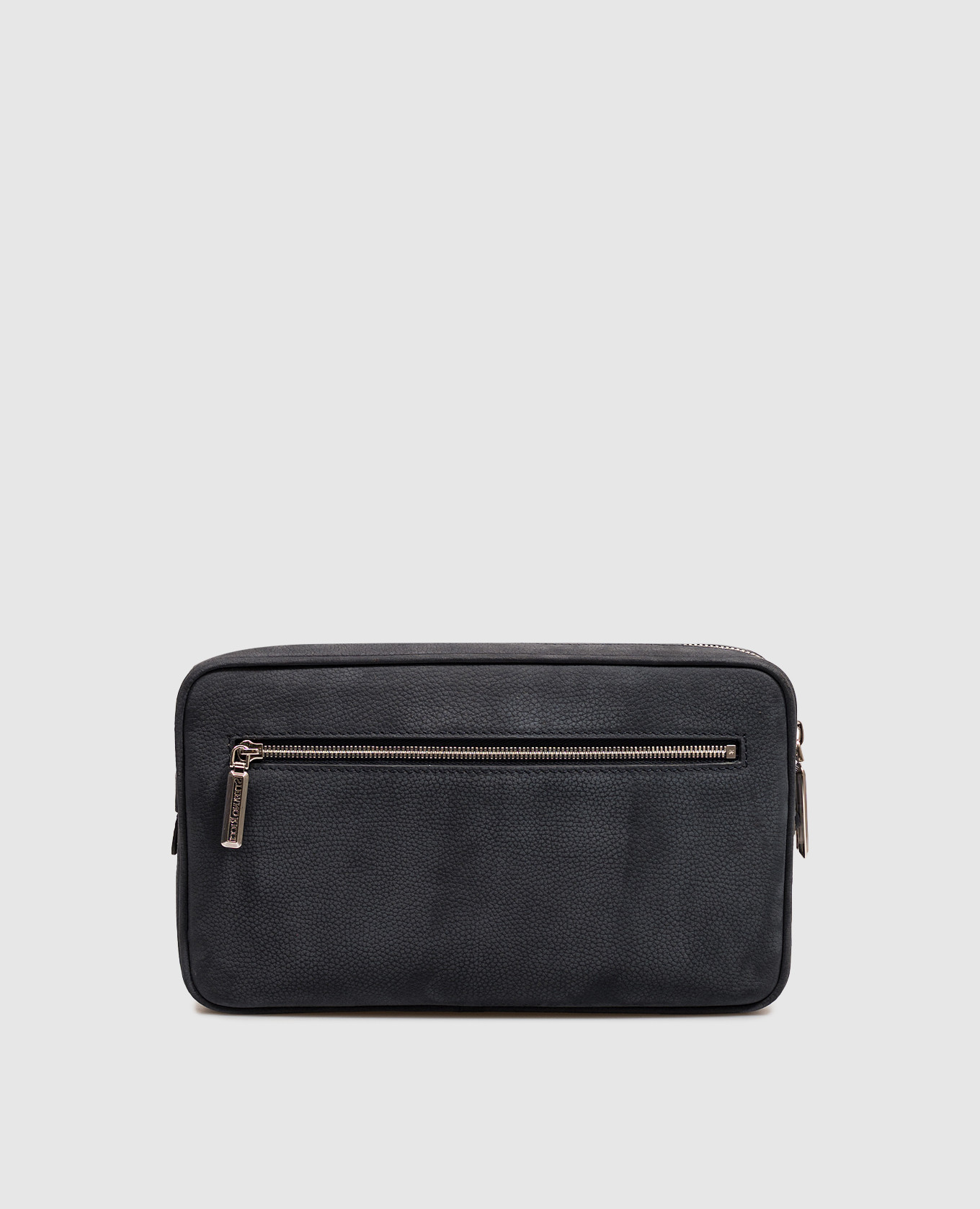Blue nubuck bag with monogram logo Stefano Ricci 3