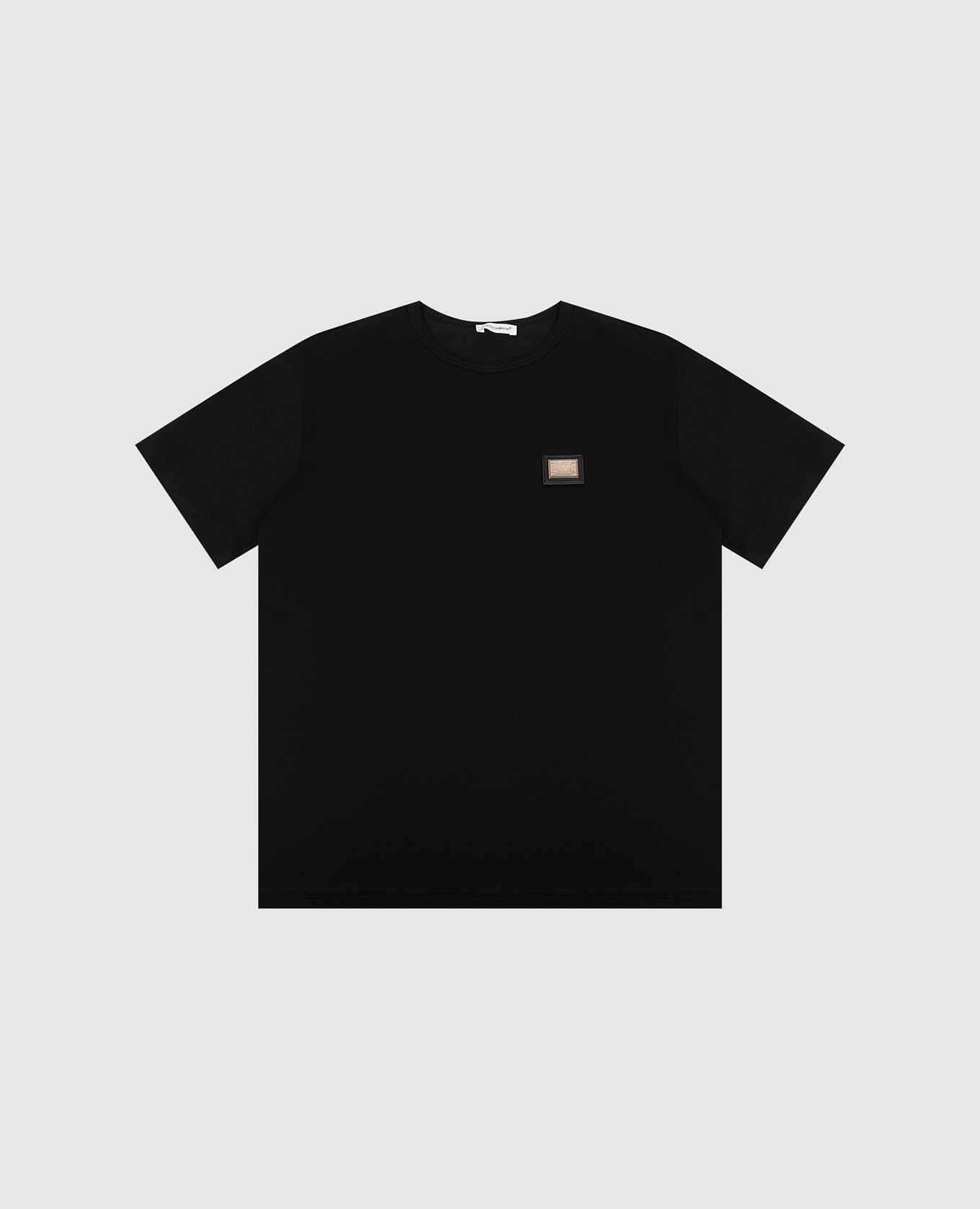 Children's black T-shirt with logo