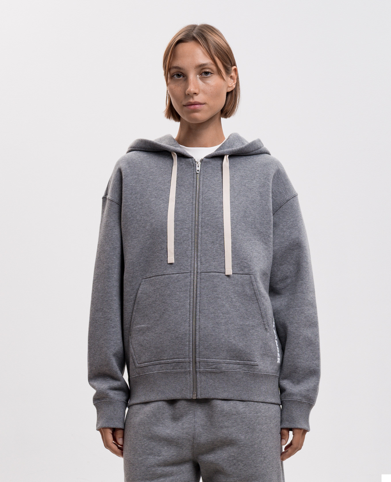 Grey insulated sports jacket Jil Sander 3