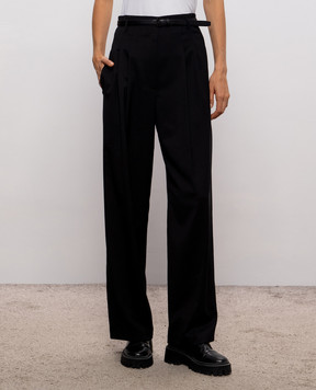 Juun.j Black pants with wool JW6821W005