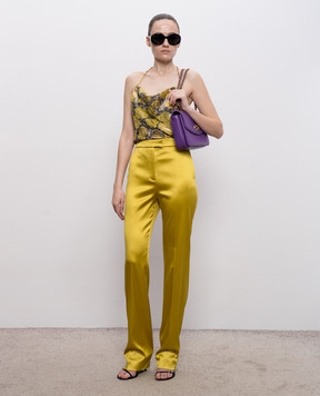 Valentino Yellow silk pants 8B0RB786A8H