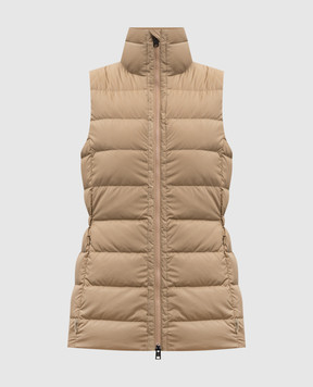 Woolrich Shirley brown down vest CFWWVE2001FRUT5007