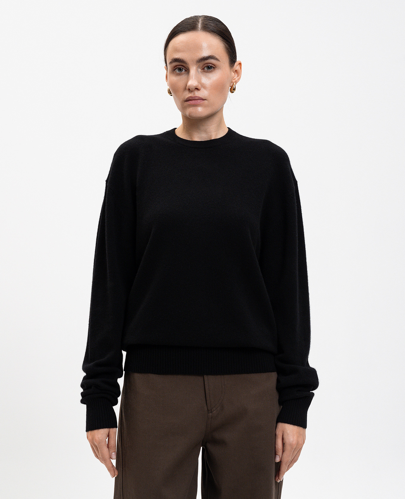 Black cashmere jumper Toteme 3
