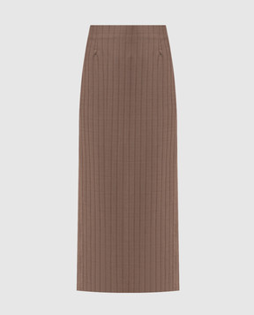 Etro Brown wool skirt WRFA021499TJ213