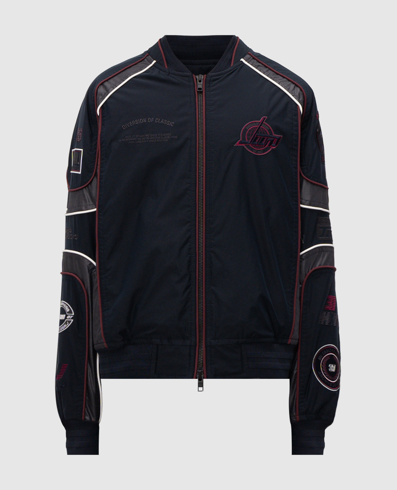 bomber jacket with branded patches Juun.j