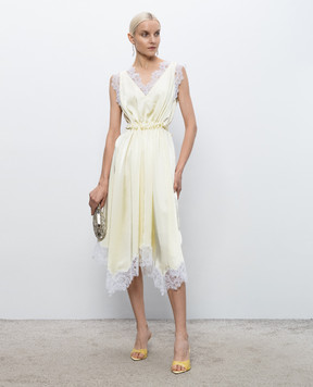 3.1 Phillip Lim Yellow dress with lace S26191100SKY