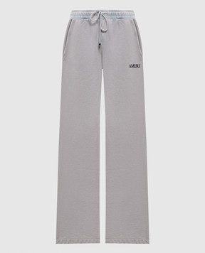 AMIRI Grey sweatpants with logo embroidery AWBMPA1028